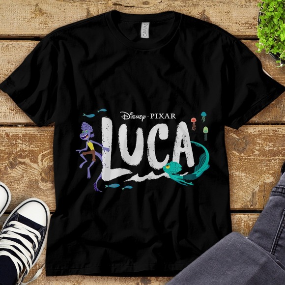 Luca and Alberto Sea Monsters Disney Unisex Tee Adult T-shirt Kid Shirt - Picture 1 of 2